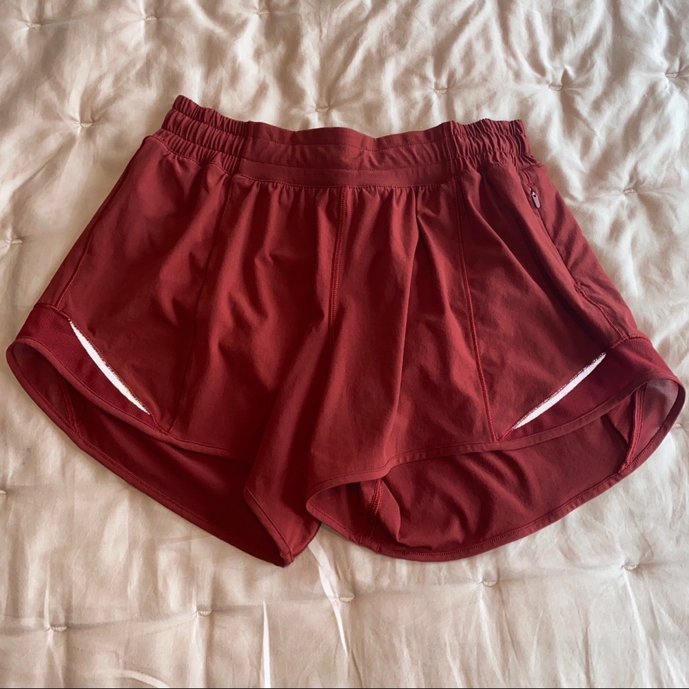 Red Hotty Hot shorts tall (4 in inseam) NEVER WORN